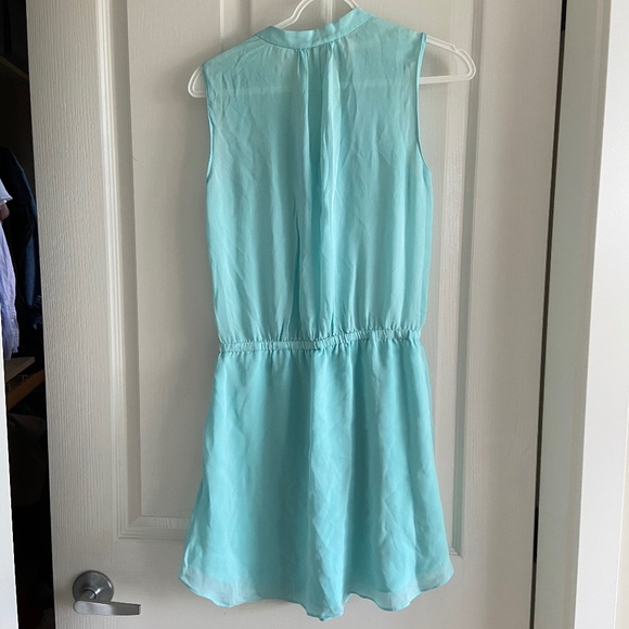 Babaton turquoise sleeveless dress - Picture 4 of 4